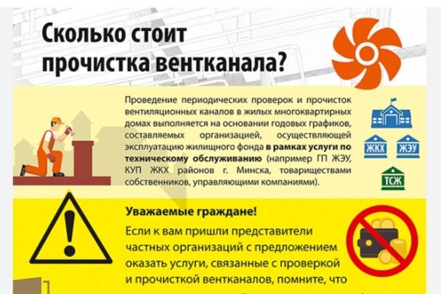 Прочистка вентканалов