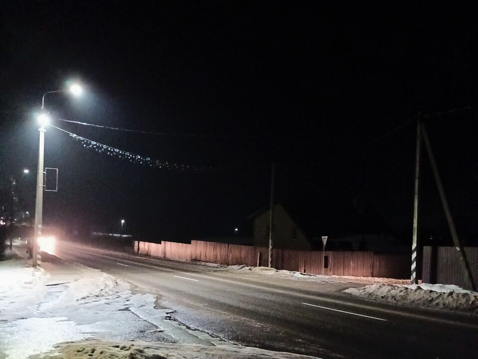 Улучшение освещения в г.п. Россь